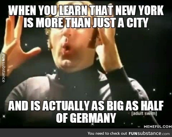 New York is big!