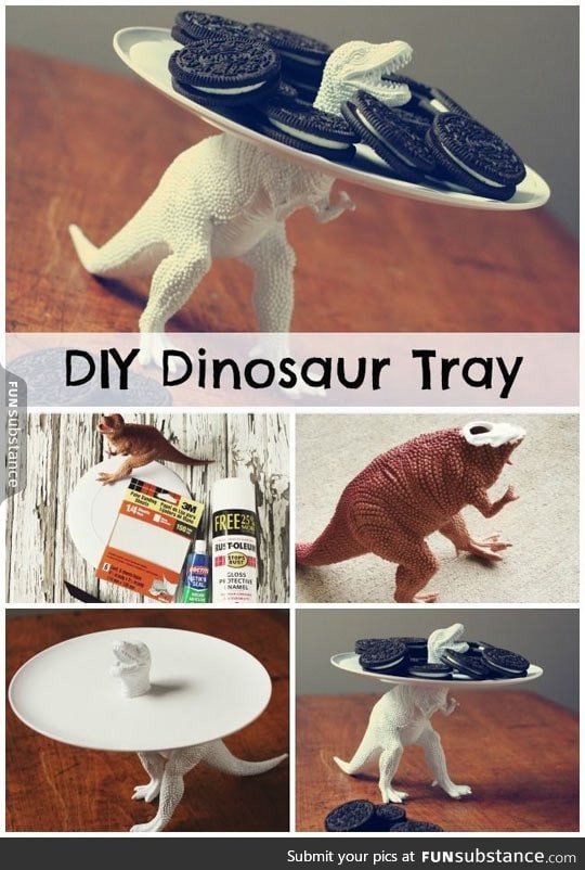 Dinosaur tray