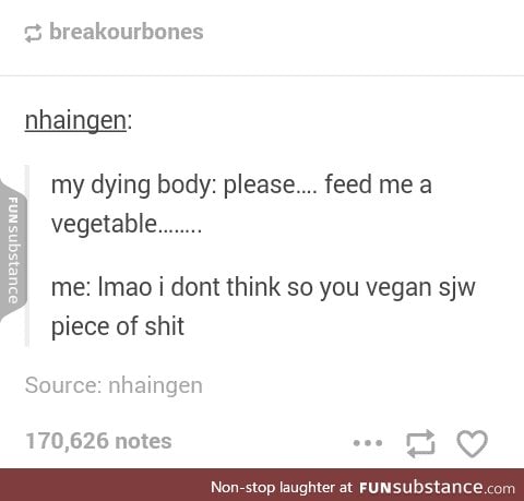 Damn vegans