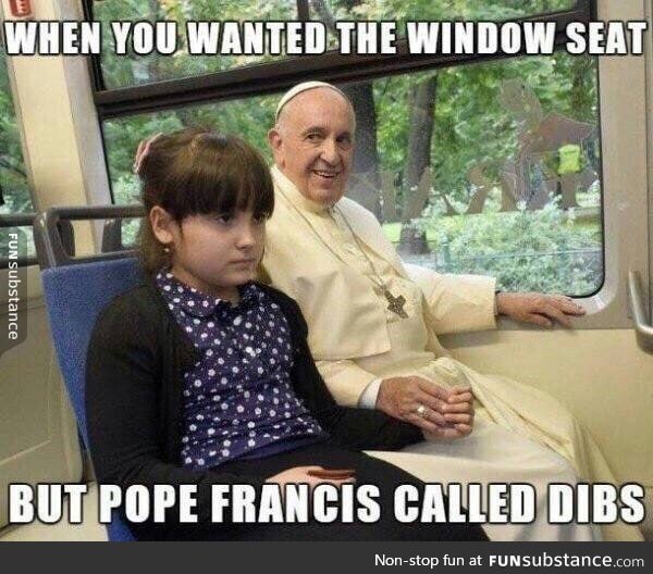 The Pope does it again