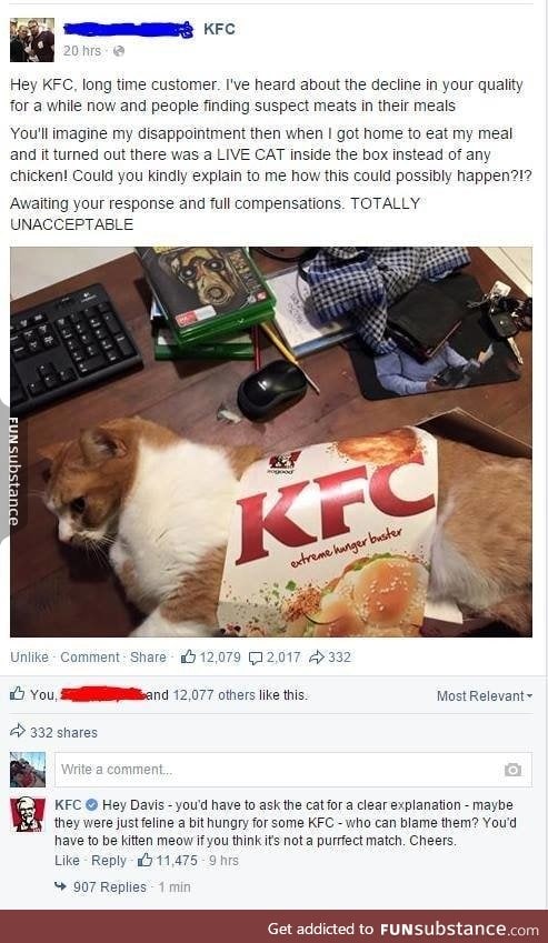 Unacceptable KFC