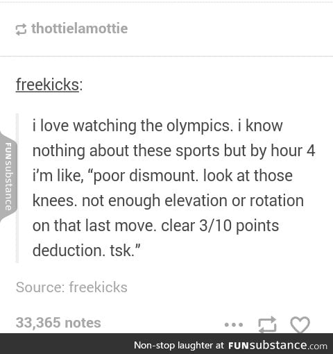 The Olympics bore me to death tbh