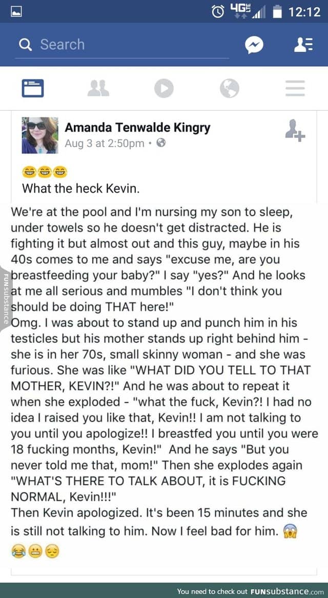 Kevin's mom is a badass
