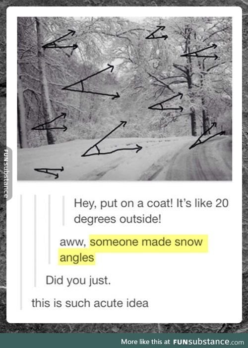 Snow angles