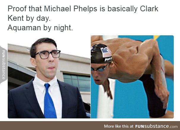 Michael Phelps is Aquaman