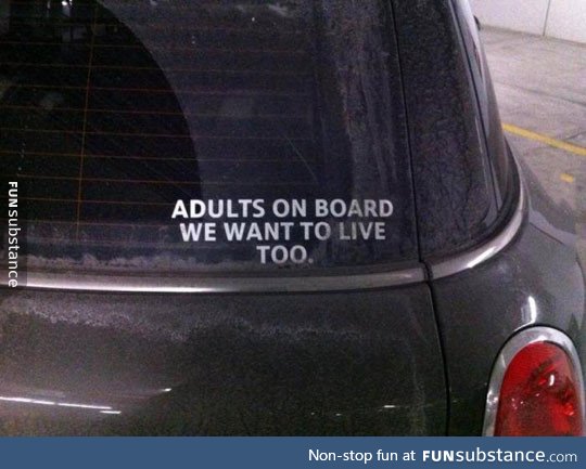 Everyone needs bumper stickers too