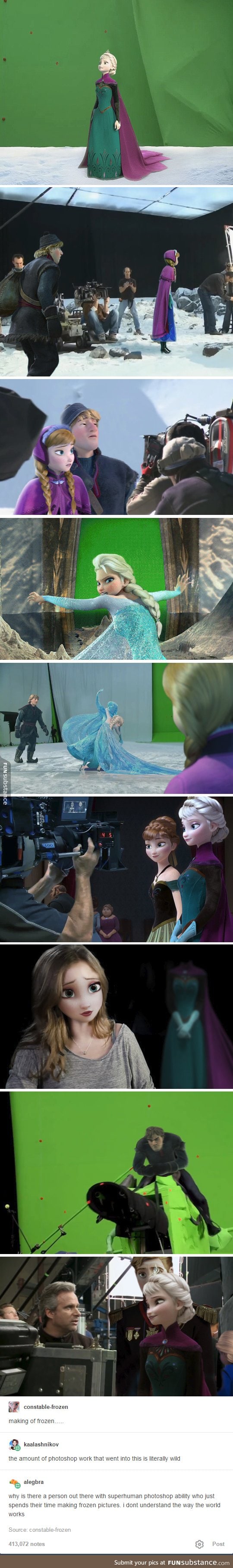 Behind the scenes of Frozen