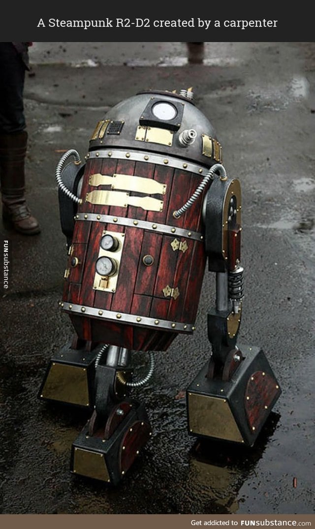 A Steampunk R2-D2