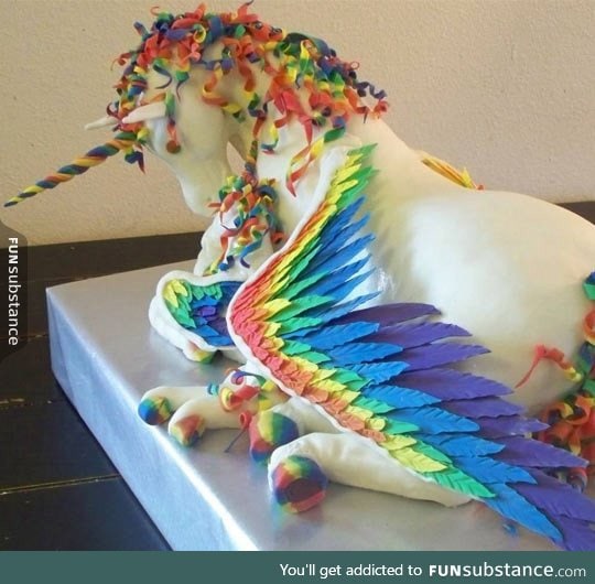Epic unicorn cake