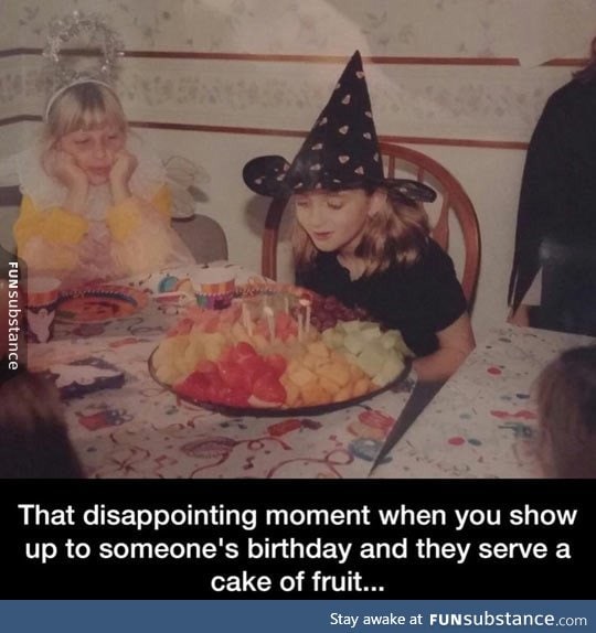 Disappointing birthday