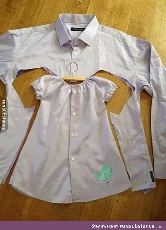 Recycling old shirts