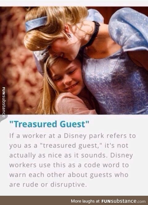 Treasured guest as Disney