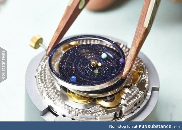 A $300,000 watch that has all the planets rotating in real-time!
