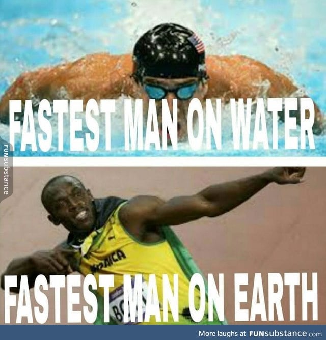 Two fastest man alive, just wow!