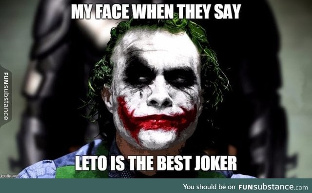 Have you seen this guy played the Joker?