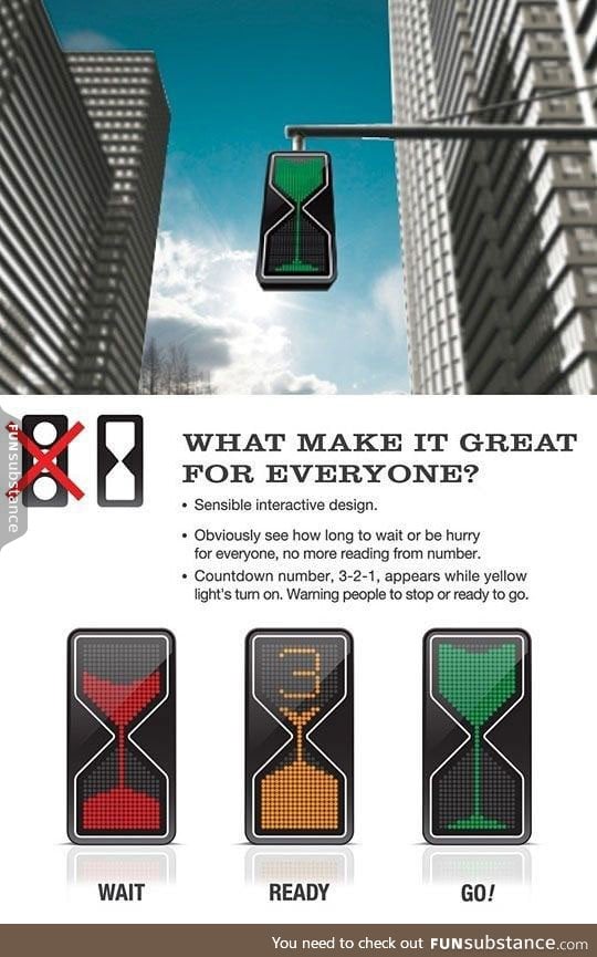 This traffic light design needs to be implemented