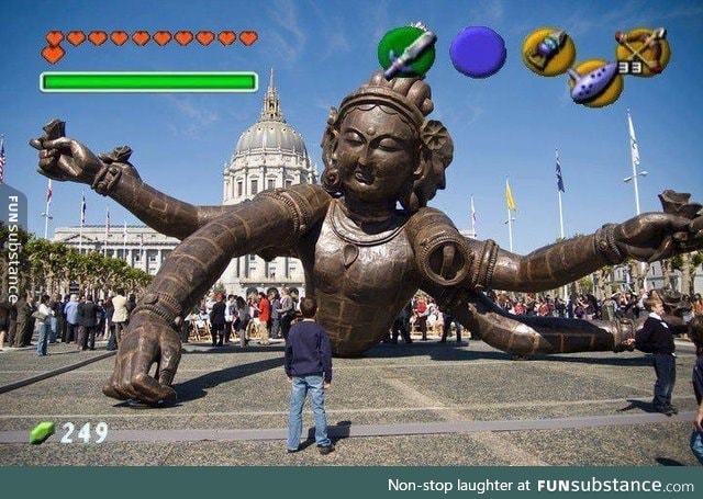 Video Game final boss in real life