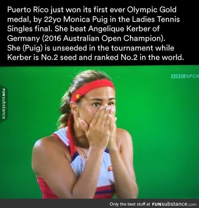 Puerto Rico's first olympic gold