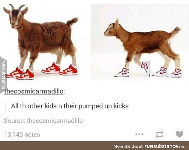 Run, goat babies