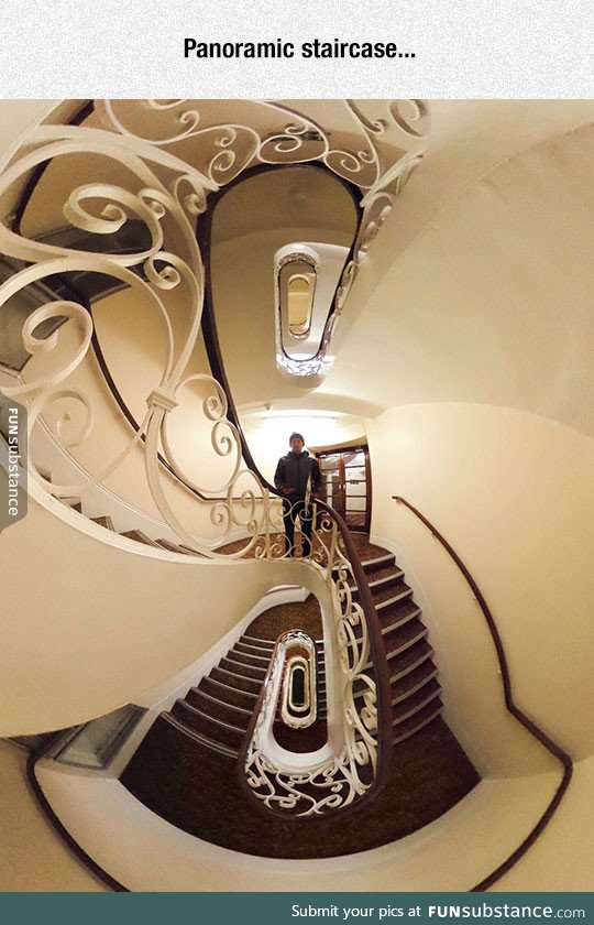 Panoramic staircase