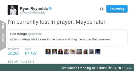 This is why I love Ryan Reynolds