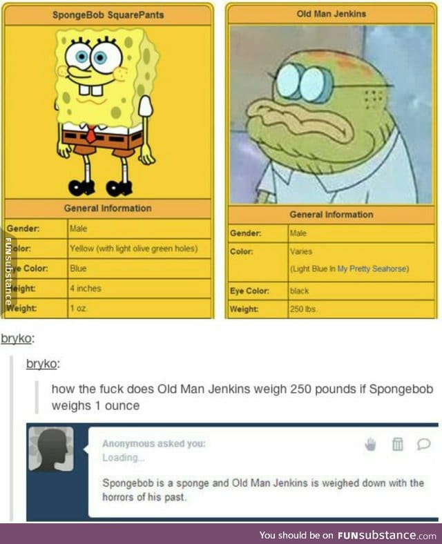 I stopped questioning Spongebob logic long ago