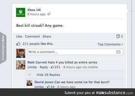 Best kill streak