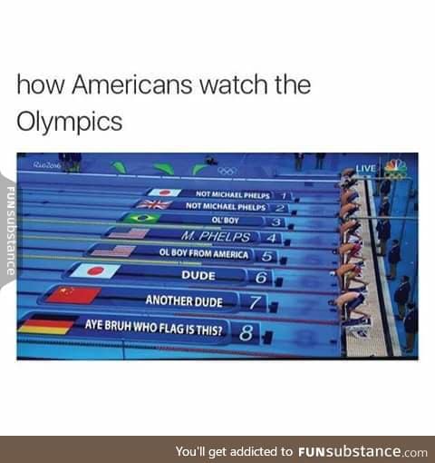 I don't even watch the Olympics :3