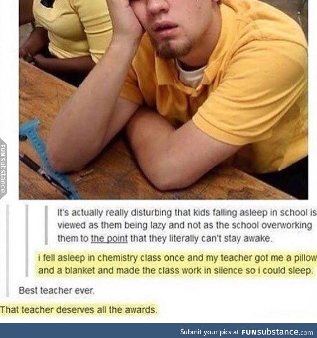 I need me a teacher like that