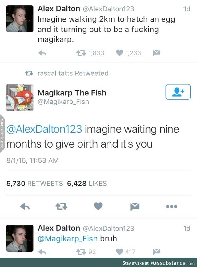 Magikarp has no chill