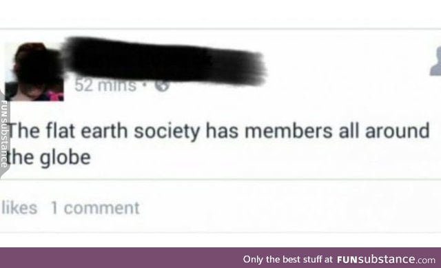 Flat earth society
