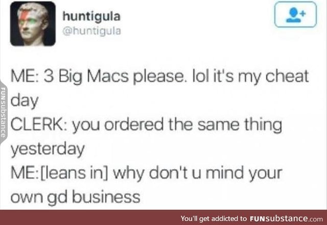 Three Big Macs please!