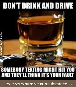 Be responsible this holiday weekend