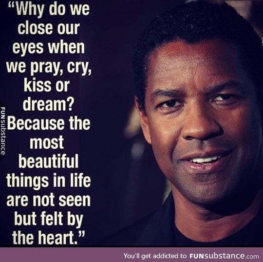 A beautiful quote by Denzel Washington