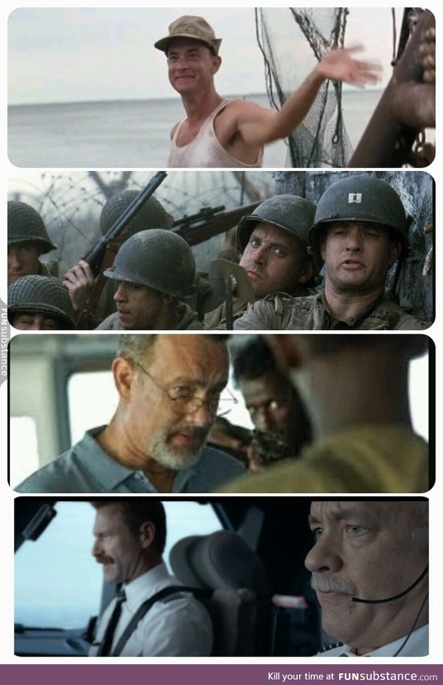 Every few years Tom Hanks plays a slightly more serious Captain