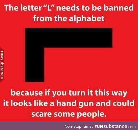Ban letter "L"