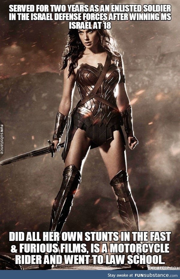 Wonder Woman is a bad ass in real life