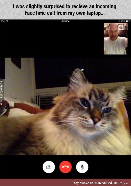 Unexpected facetime call
