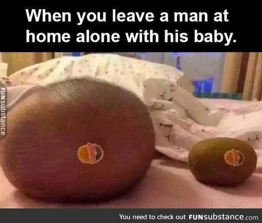 Alone with the baby