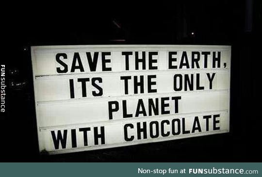 Important reason to save the earth