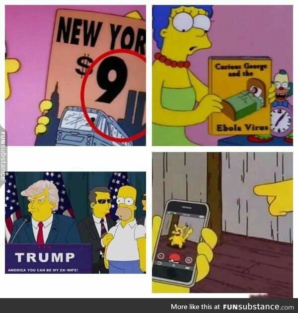 The Simpsons can predict the future
