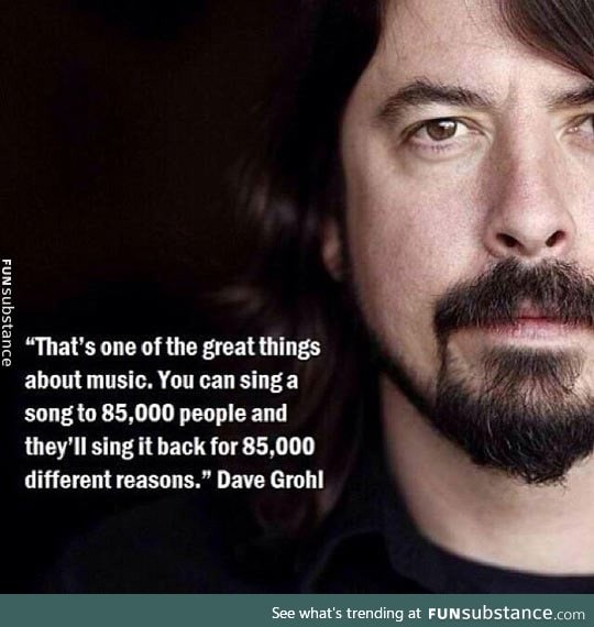 It's One Of The Great Things About Music