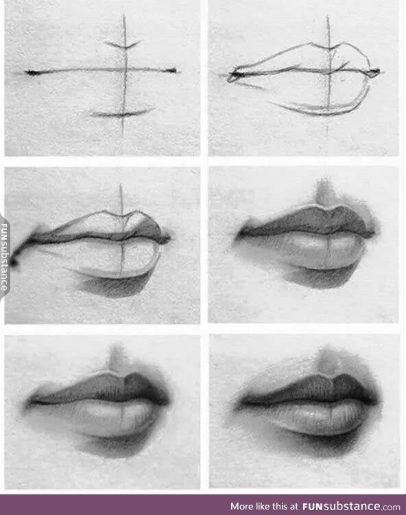 This is how you can draw perfect lips