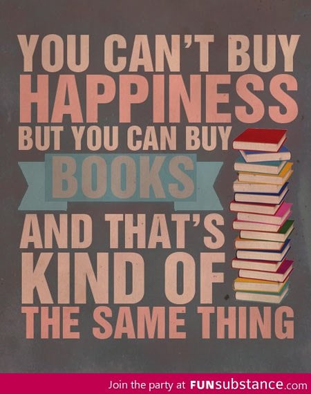 Books = Happiness