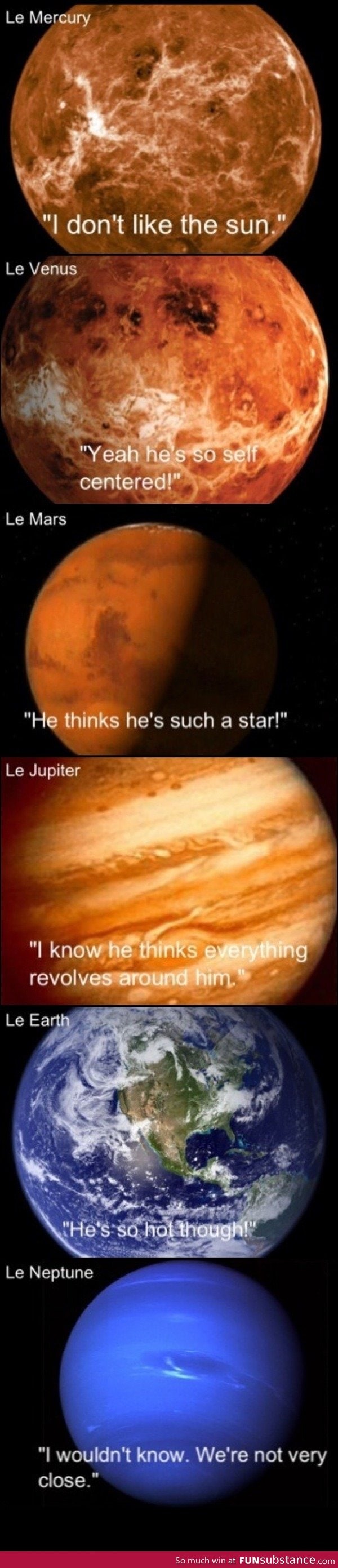 If planets could talk