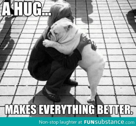 A hug changes everything