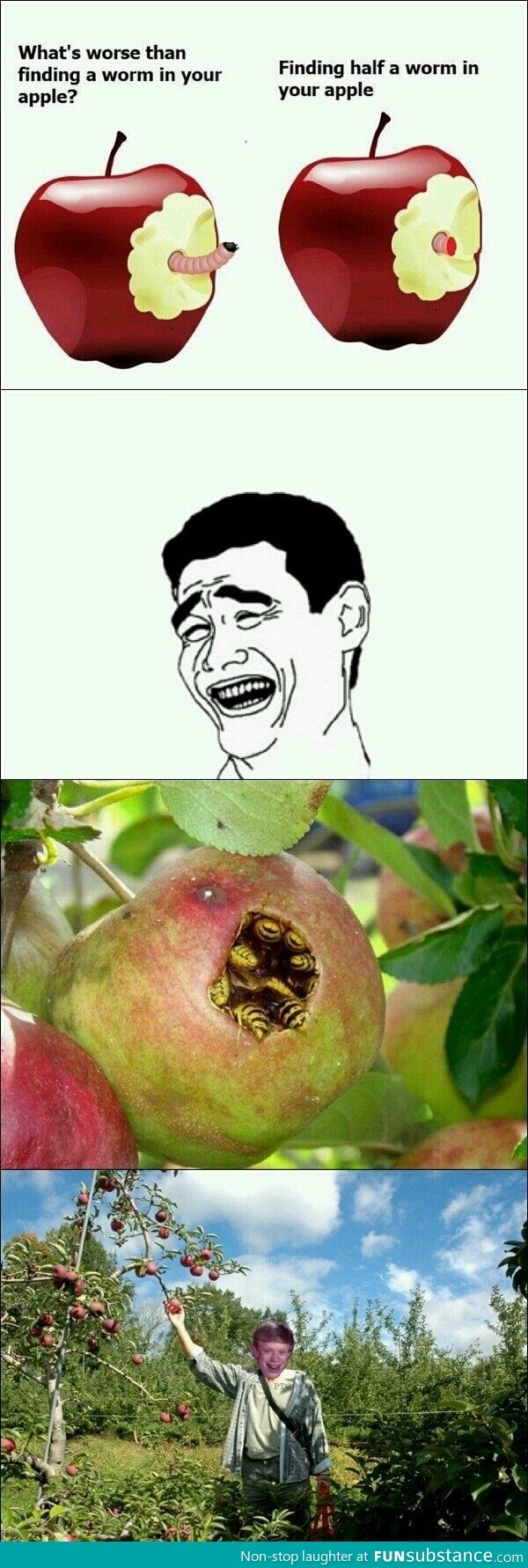 Bad luck Brian apple