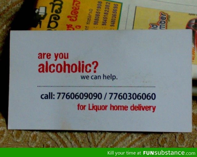Are you alcoholic?