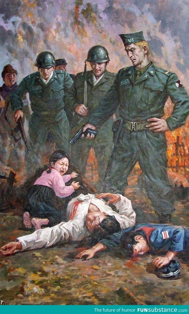 Actual North Korean Poster