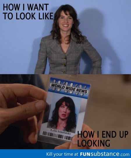 Taking a license photo